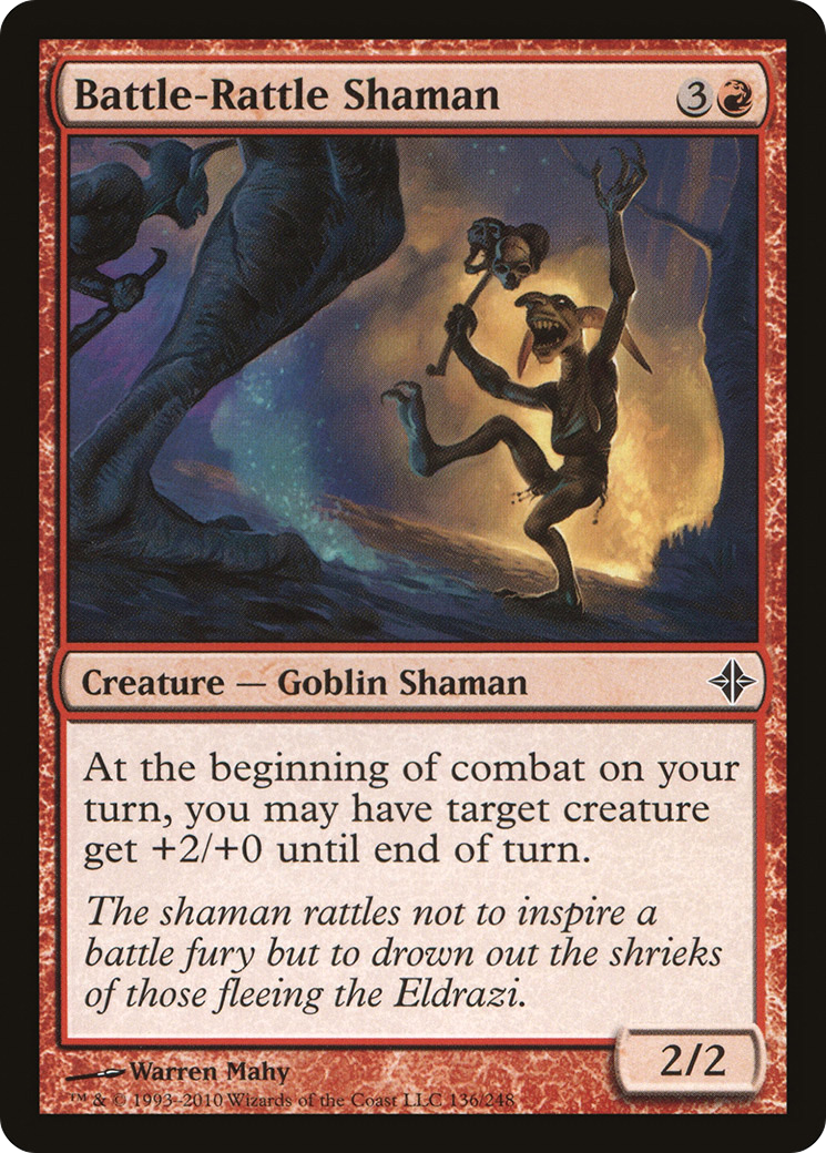 {C} Battle-Rattle Shaman [Rise of the Eldrazi][ROE 136]