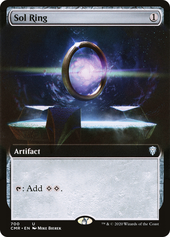 {C} Sol Ring (Extended Art) [Commander Legends][CMR 700]