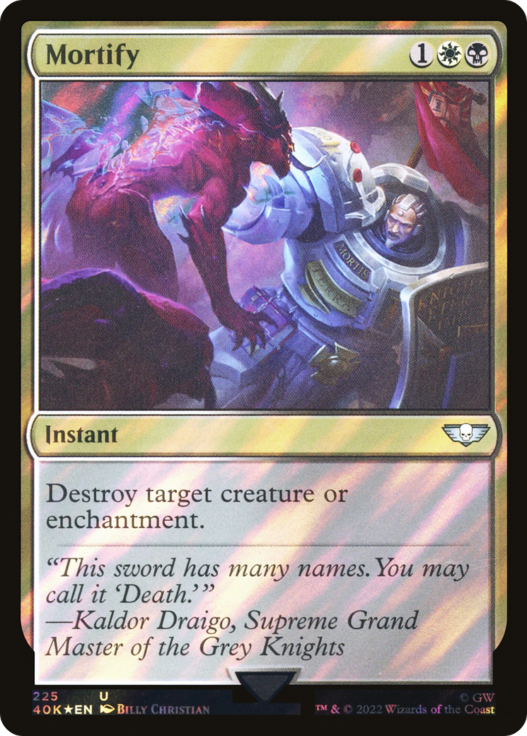 {C} Mortify (Surge Foil) [Universes Beyond: Warhammer 40,000][SF 40K 225]