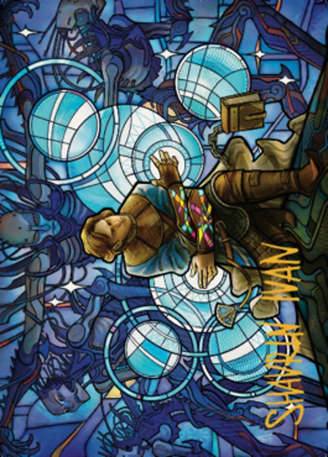 {A} Raff, Weatherlight Stalwart Art Card (Gold-Stamped Signature) [Dominaria United Art Series][GS ADMU 076]