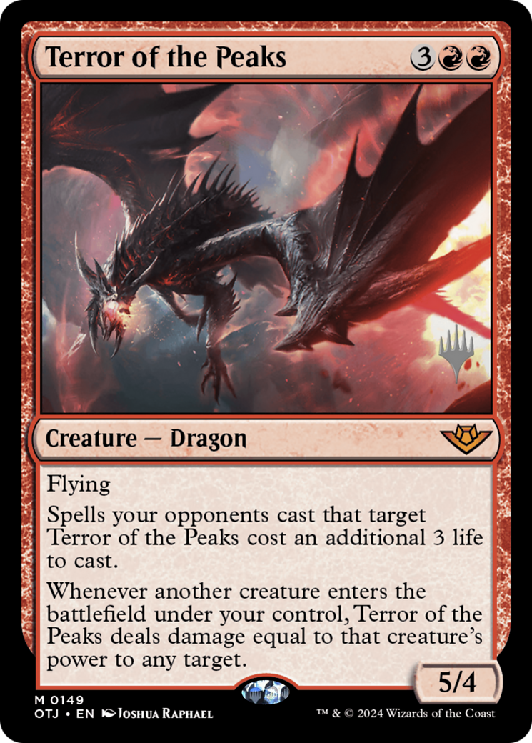 {@R} Terror of the Peaks (Promo Pack) [Outlaws of Thunder Junction Promos][PP OTJ 149]