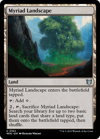 {C} Myriad Landscape [Wilds of Eldraine Commander][WOC 164]
