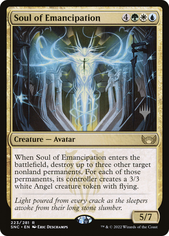 {R} Soul of Emancipation (Promo Pack) [Streets of New Capenna Promos][PP SNC 223]