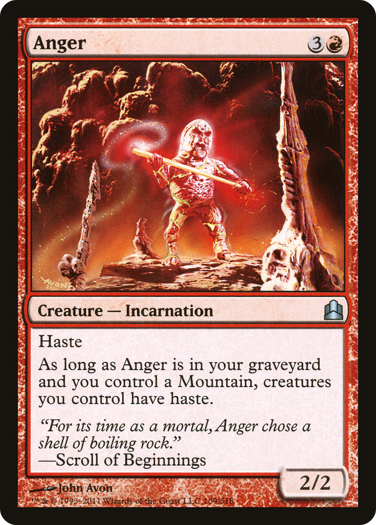 {C} Anger [Commander 2011][CMD 109]