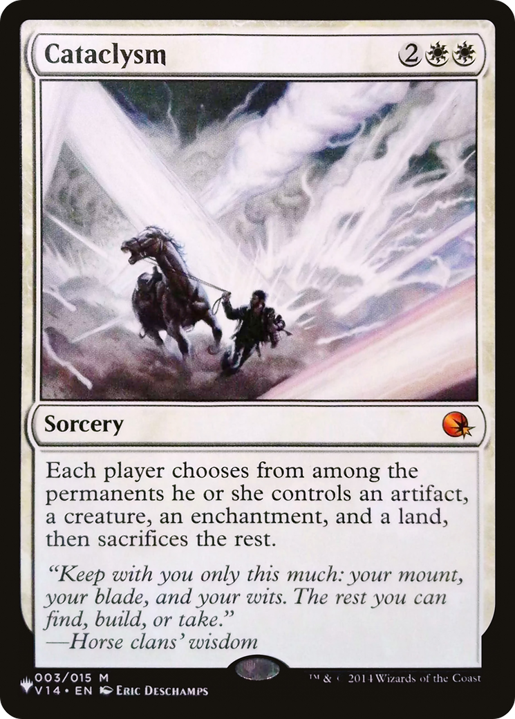 Cataclysm [LIST 003/015]