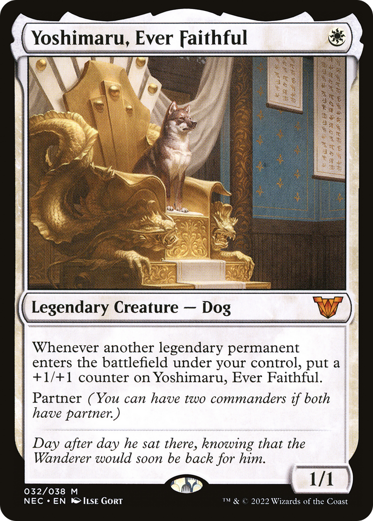 {R} Yoshimaru, Ever Faithful [Kamigawa: Neon Dynasty Commander][NEC 032]