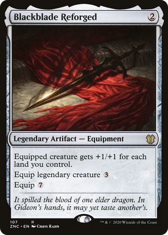 {R} Blackblade Reforged [Zendikar Rising Commander][ZNC 107]