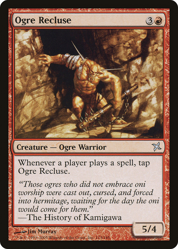 {C} Ogre Recluse [Betrayers of Kamigawa][BOK 113]