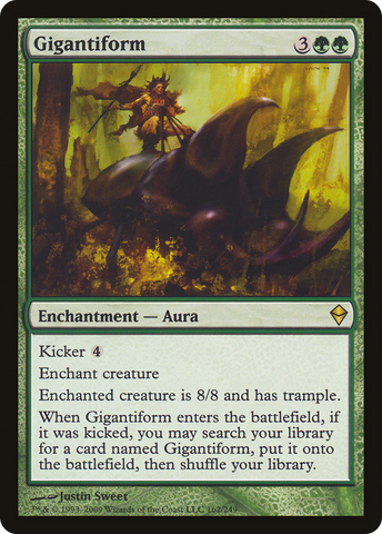 {R} Gigantiform [Zendikar][ZEN 162]