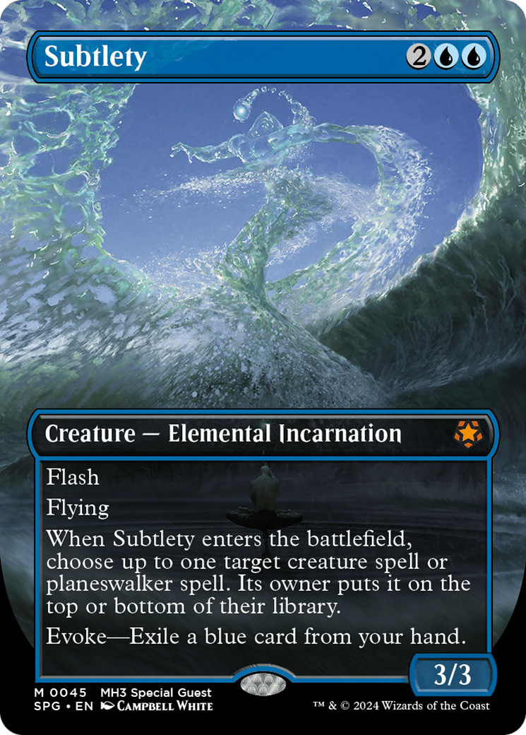 {R} Subtlety (Borderless) [Modern Horizons 3 Special Guests][SPG 045]