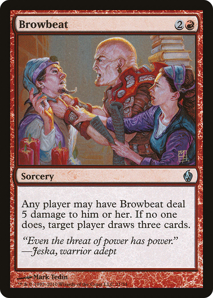 {C} Browbeat [Premium Deck Series: Fire and Lightning][PD2 021]