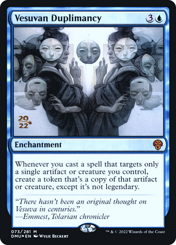 {R} Vesuvan Duplimancy [Dominaria United Prerelease Promos][PR DMU 073]