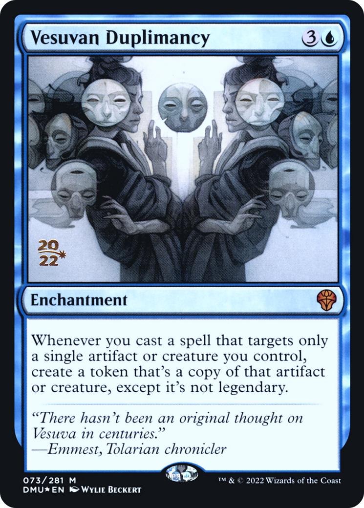 {R} Vesuvan Duplimancy [Dominaria United Prerelease Promos][PR DMU 073]