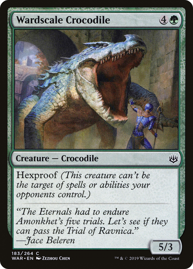{C} Wardscale Crocodile [War of the Spark][WAR 183]