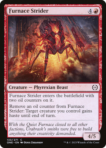 {C} Furnace Strider [Phyrexia: All Will Be One][ONE 133]