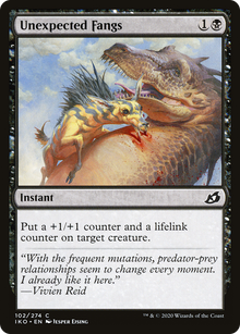 {C} Unexpected Fangs [Ikoria: Lair of Behemoths][IKO 102] - Misty Mountain Games