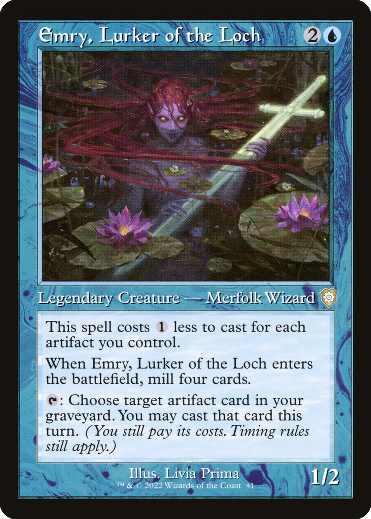 {R} Emry, Lurker of the Loch (Retro) [The Brothers' War Commander][BRC 081]