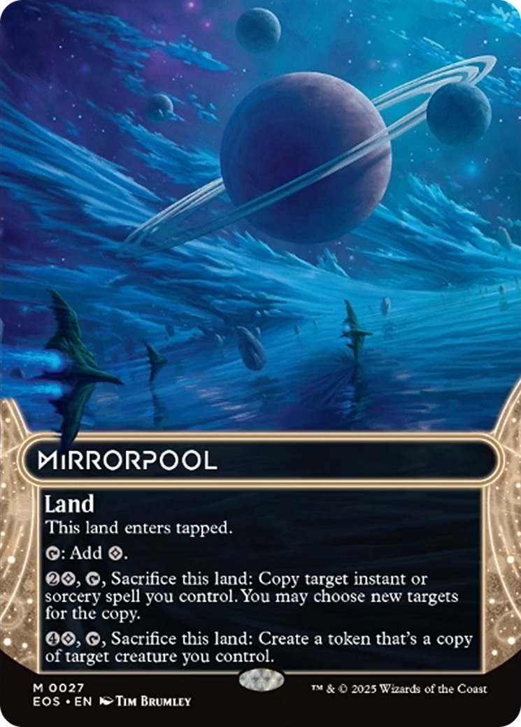 {@@ EOC R} Mirrorpool (0027) (Borderless) [Edge of Eternities: Stellar Sights] [EOS 027]