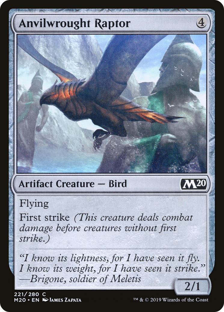 {C} Anvilwrought Raptor [Core Set 2020][M20 221]