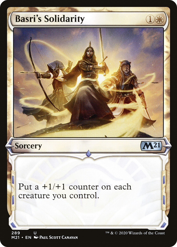{C} Basri's Solidarity (Showcase) [Core Set 2021][M21 289]