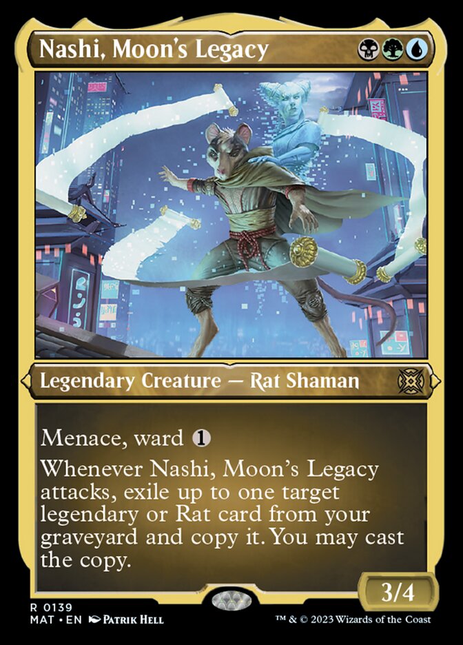 {@R} Nashi, Moon's Legacy (Foil Etched) [March of the Machine: The Aftermath][MAT 139]