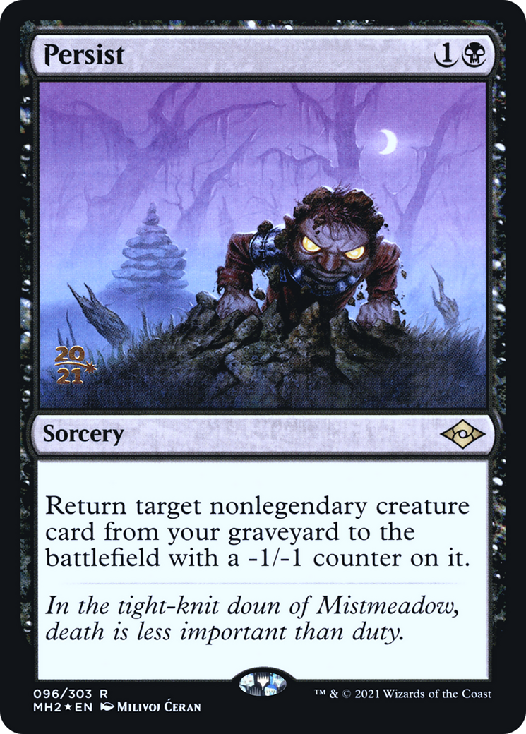{R} Persist [Modern Horizons 2 Prerelease Promos][PR MH2 096]