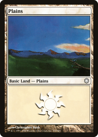 {B}[CST 370] Plains (370) [Coldsnap Theme Decks]
