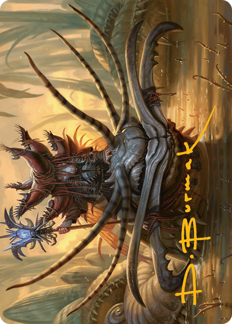 {A} Wick's Patrol Art Card (Gold-Stamped Signature) [Bloomburrow Art Series][GS ABLB 018]