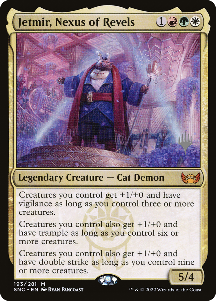 {R} Jetmir, Nexus of Revels (Promo Pack) [Streets of New Capenna Promos][PP SNC 193]