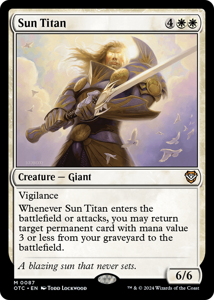 {R} Sun Titan [Outlaws of Thunder Junction Commander][OTC 087]