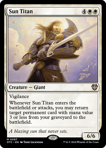 {R} Sun Titan [Outlaws of Thunder Junction Commander][OTC 087]