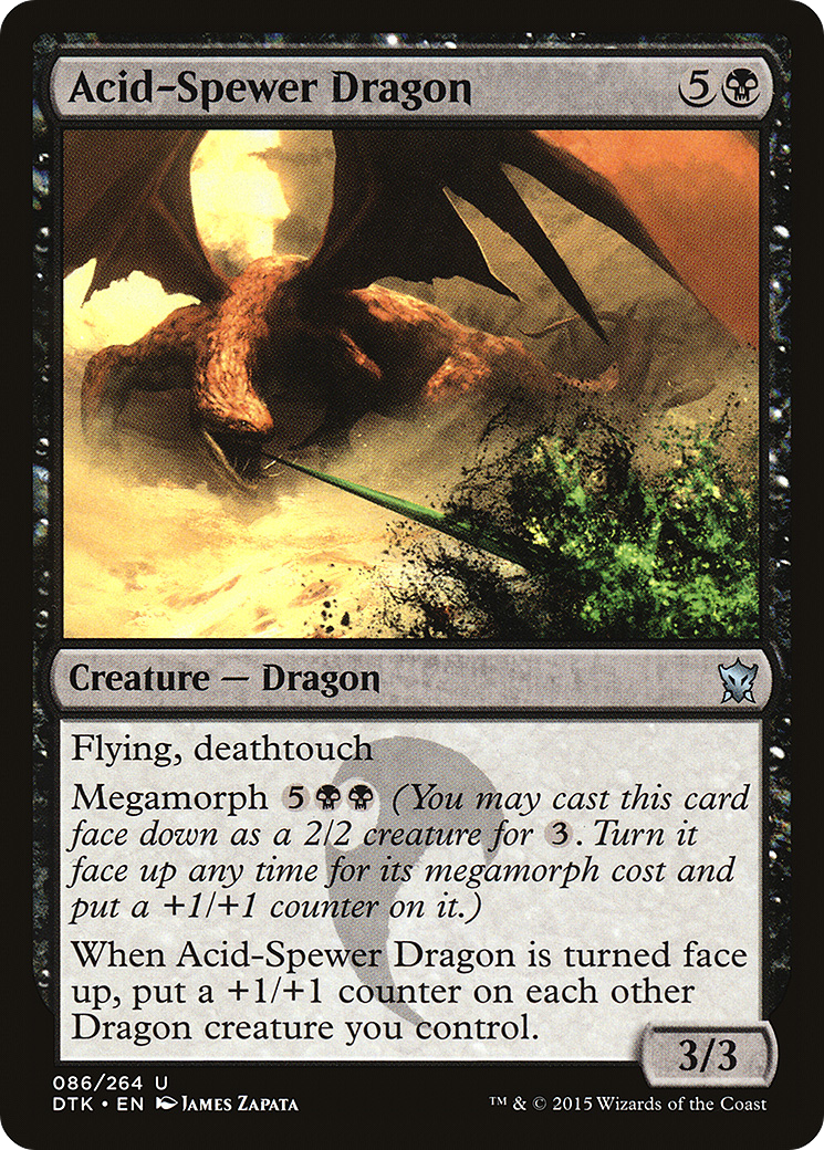 {C} Acid-Spewer Dragon [Dragons of Tarkir][DTK 086]