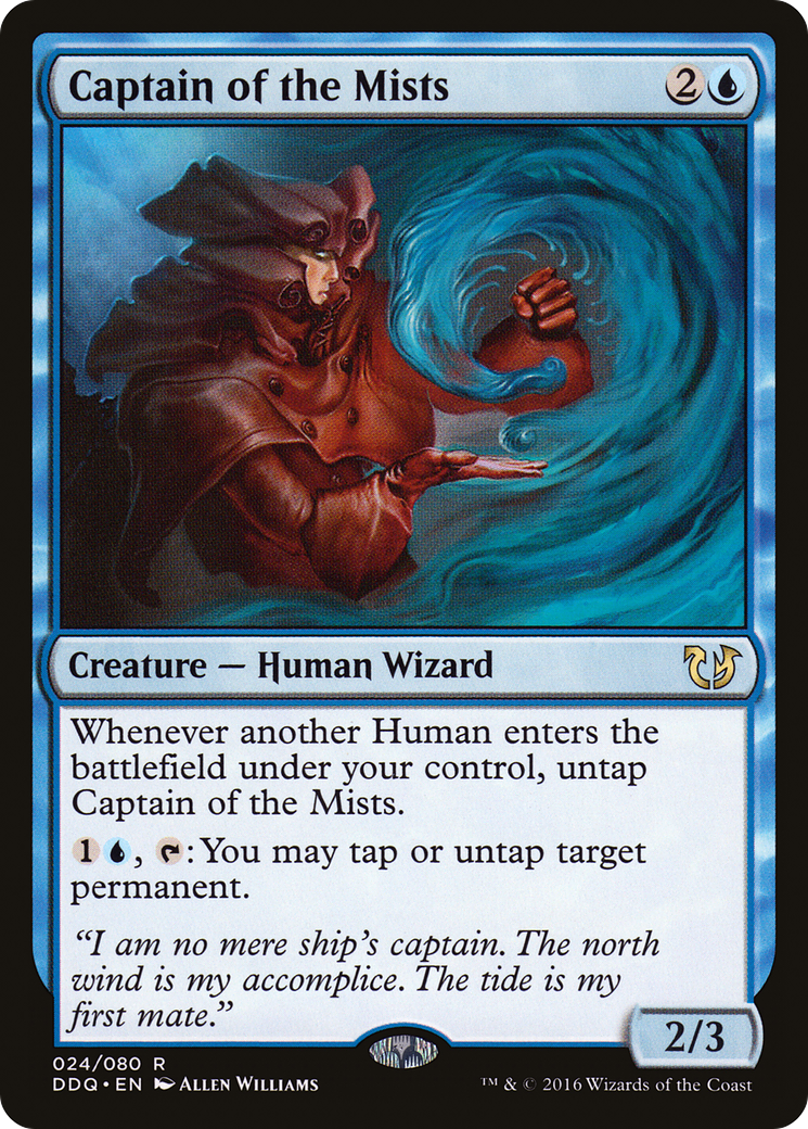 {R} Captain of the Mists [Duel Decks: Blessed vs. Cursed][DDQ 024]
