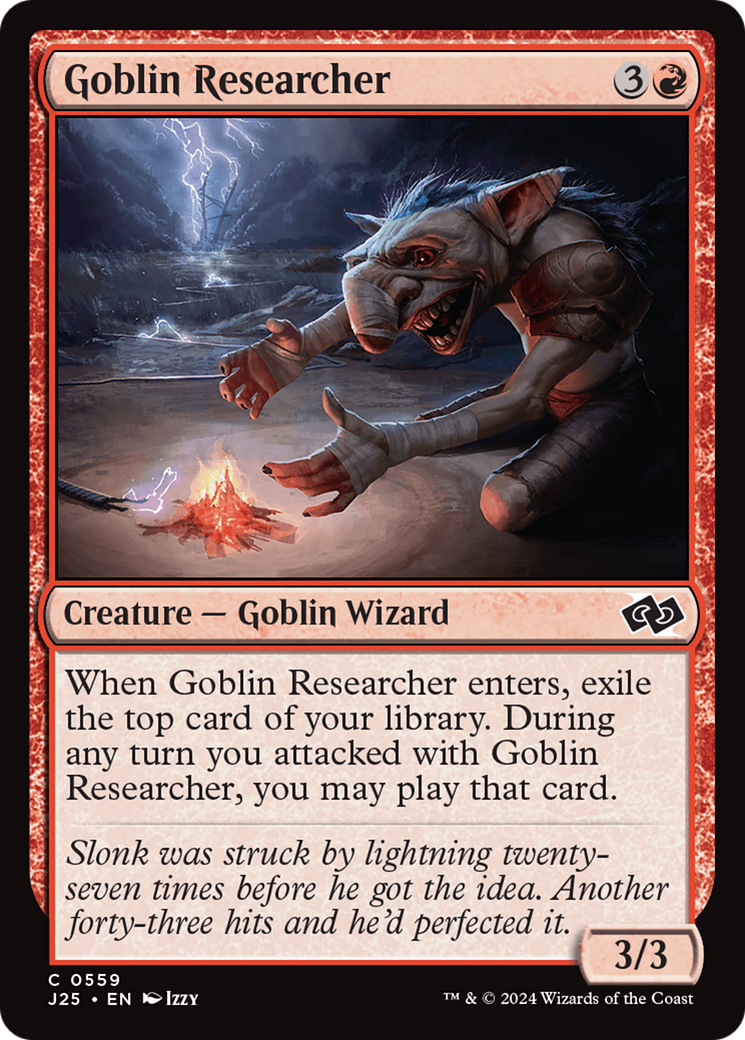 {C} Goblin Researcher [Foundations Jumpstart][J25 559]