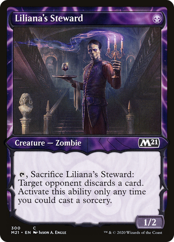 {C} Liliana's Steward (Showcase) [Core Set 2021][M21 300]