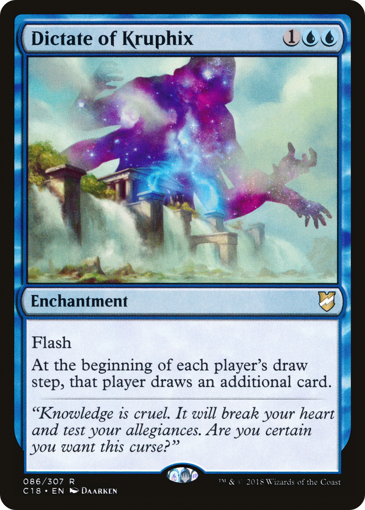 {R} Dictate of Kruphix [Commander 2018][C18 086]