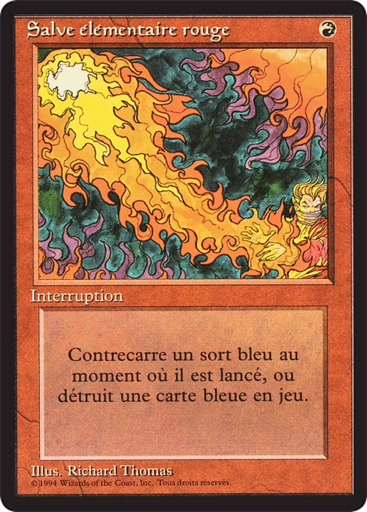 {F} Red Elemental Blast [Foreign Black Border][FBB 3ED 171]