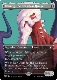 {R} Ulamog, the Ceaseless Hunger (Borderless Profile) [Commander Masters][CMM 670] - Misty Mountain Games