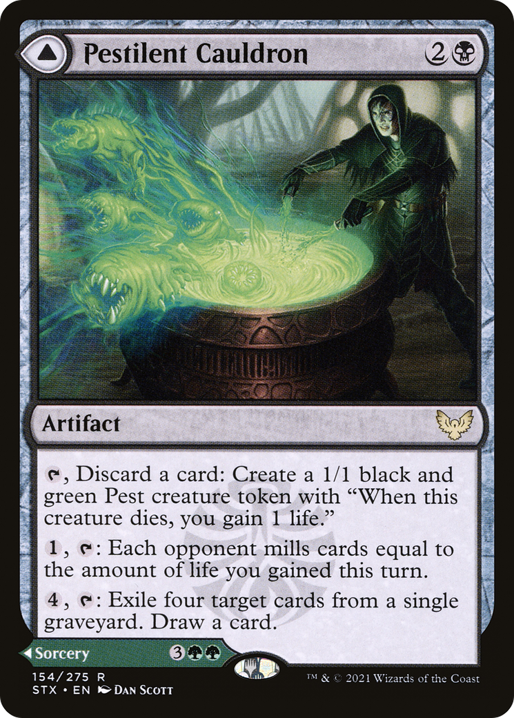 {R} Pestilent Cauldron // Restorative Burst [Strixhaven: School of Mages][STX 154]