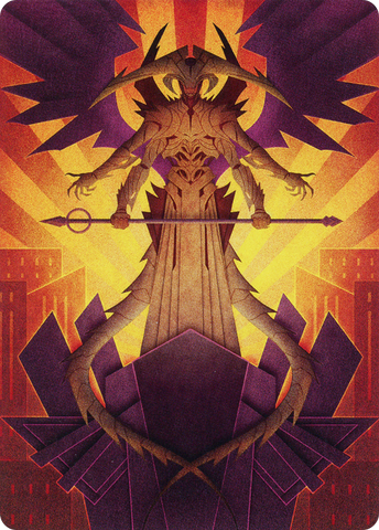 {A} Atraxa, Praetors' Voice Art Card [March of the Machine Art Series][AMOM 077]
