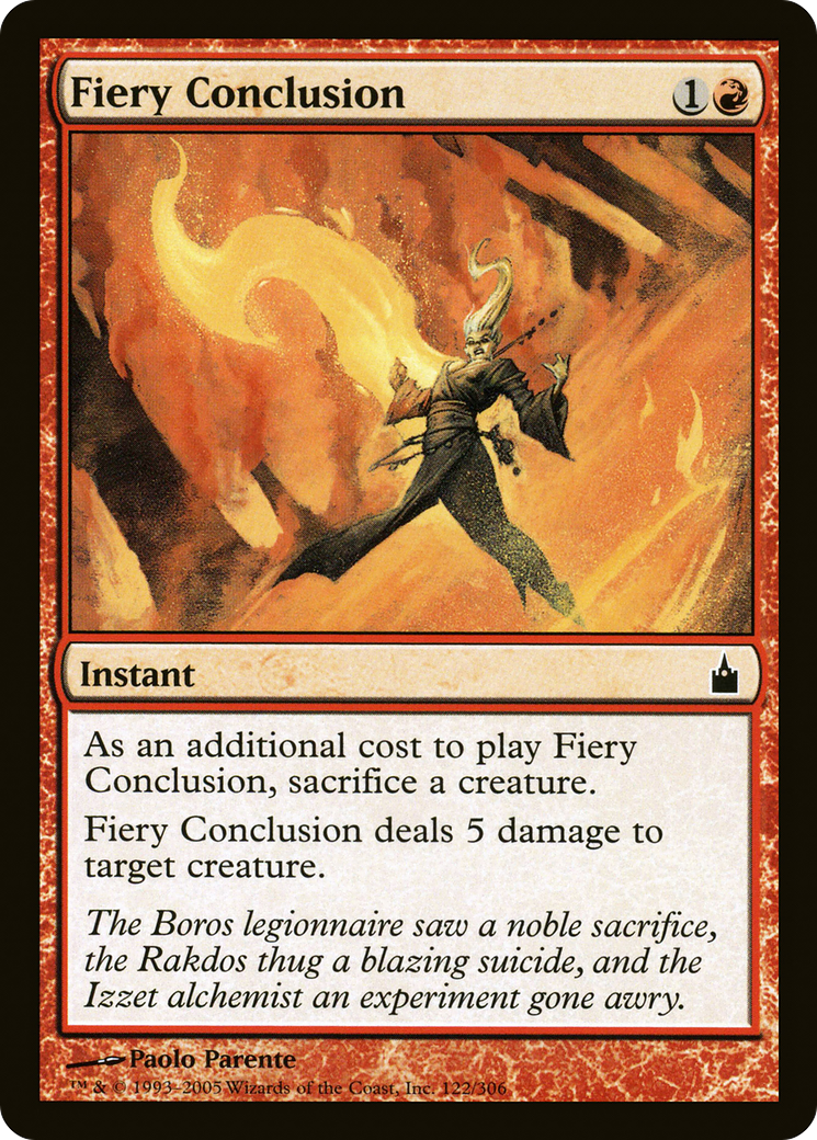 {C} Fiery Conclusion [Ravnica: City of Guilds][RAV 122]