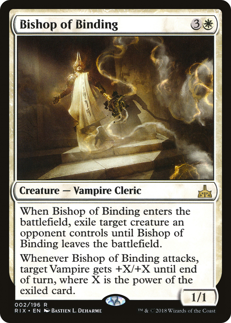{R} Bishop of Binding [Rivals of Ixalan][RIX 002]