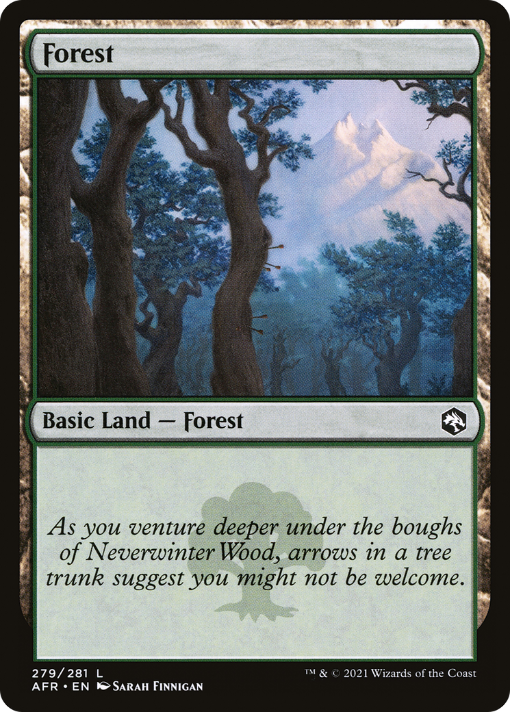 {B}[AFR 279] Forest (279) [Dungeons & Dragons: Adventures in the Forgotten Realms]