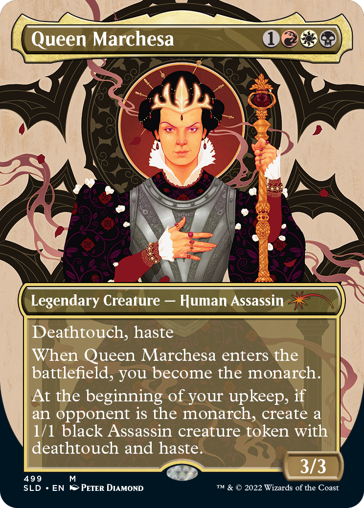 {R} Queen Marchesa (Borderless) [Secret Lair Drop Series][SLD 499]
