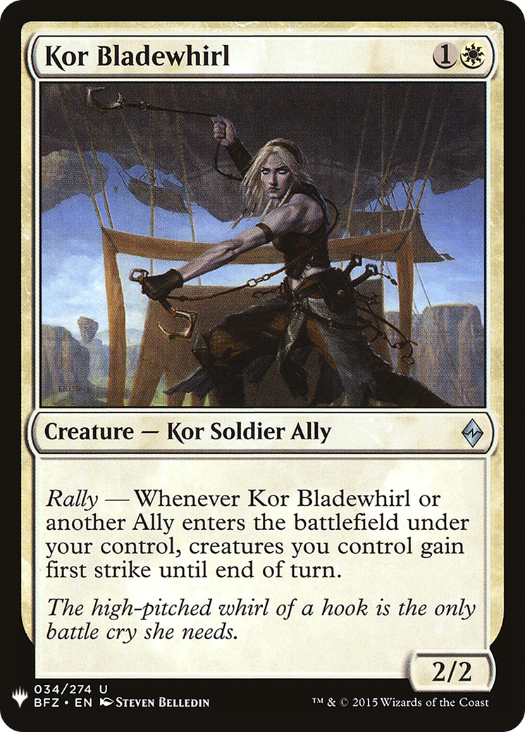 {C} Kor Bladewhirl [Mystery Booster][LS BFZ 034]