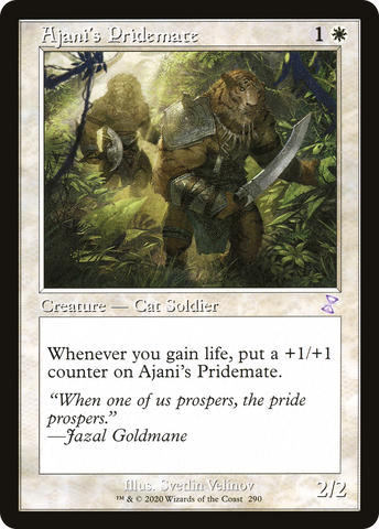 {R} Ajani's Pridemate (Timeshifted) [Time Spiral Remastered][TSR 290]
