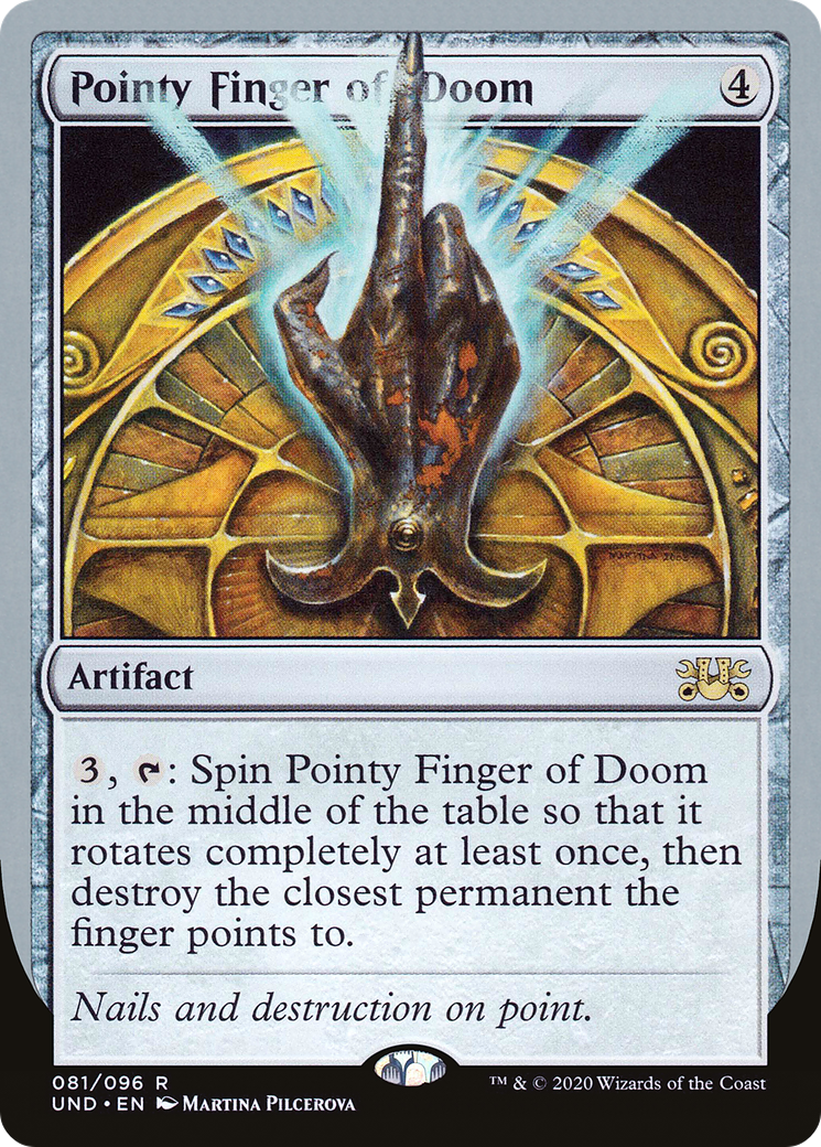 {R} Pointy Finger of Doom [Unsanctioned][UND 081]