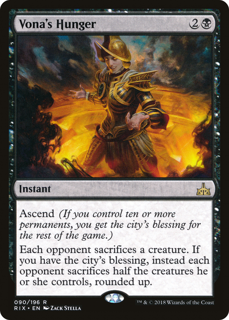 {R} Vona's Hunger [Rivals of Ixalan][RIX 090] - Misty Mountain Games