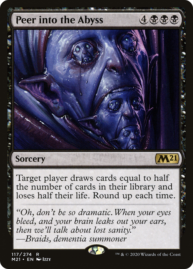 {R} Peer into the Abyss [Core Set 2021][M21 117] - Misty Mountain Games