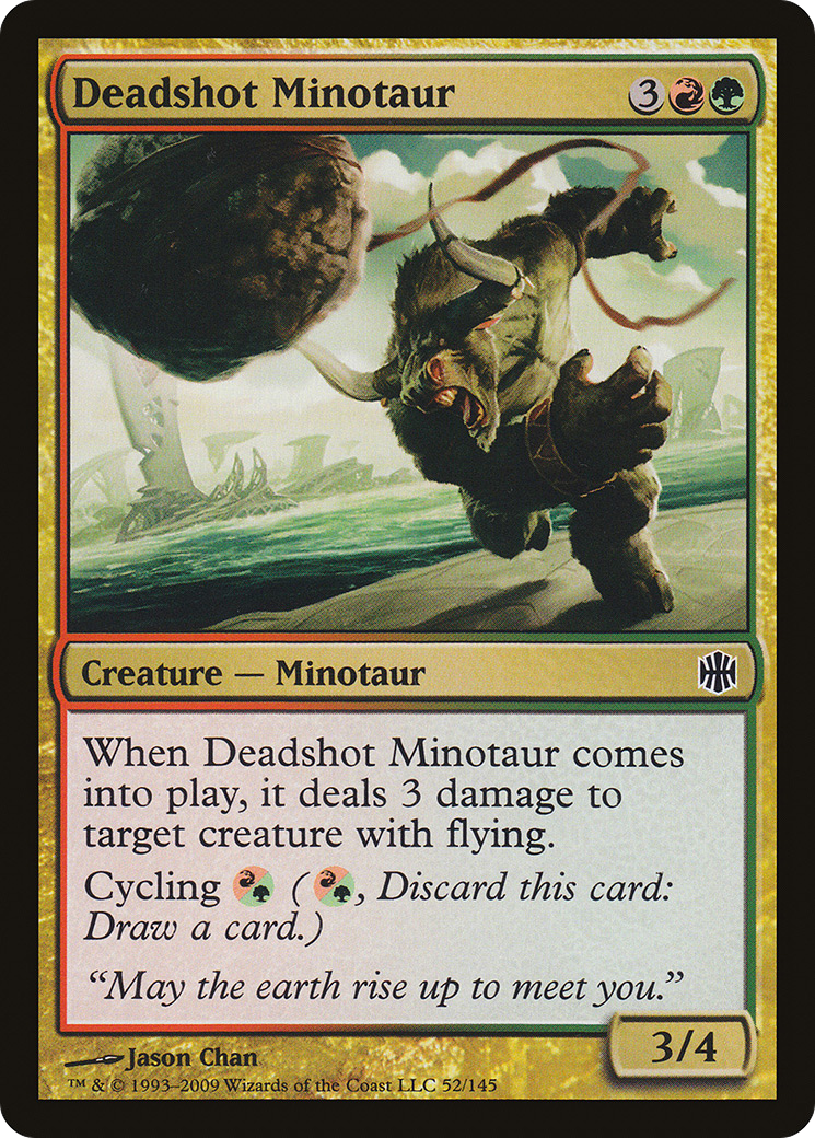 {C} Deadshot Minotaur [Alara Reborn][ARB 052]